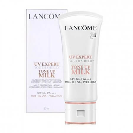 LANCOME , UV Expert Youth Shield Tone Up Milk , ครีมกันแดด , ครีมกันแดดเนื้อน้ำนม , ครีมกันแดดน้ำนม