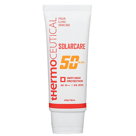 tHermoCEUTICAL SolarCare 50 Ultra 50ml ครีมกันแดดเวชสำอางจากเกาหลี SPF50+ PA+++ ทั้งปกป้อง ฟื้นบำรุง และปลอบประโลมผิวในหนึ่งเดียว พร้อม ARBUTIN ช่วยลดเลือนจุดด่างดำผิวไหม้แดดอีกด้วย