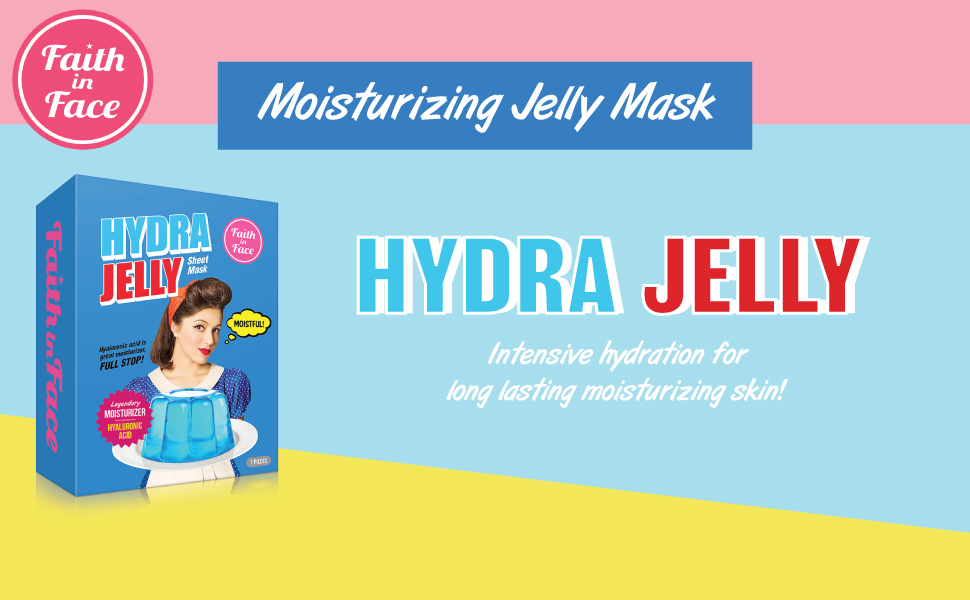 Faith in Face Hydra Jelly Sheet Mask,Mask,มาส์ก,มาส์กเจล,มาส์กแผ่น,มาส์กหน้า