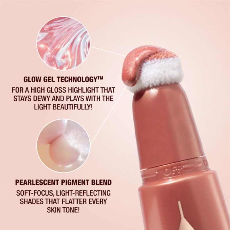 Charlotte Tilbury GLOWGASM BEAUTY LIGHT WAND 12ml #Peachgasm , Charlotte Tilbury , เครื่องสำอาง Charlotte , บลัชออน Charlotte , #CharlotteTilbury ,  #PillowTalk